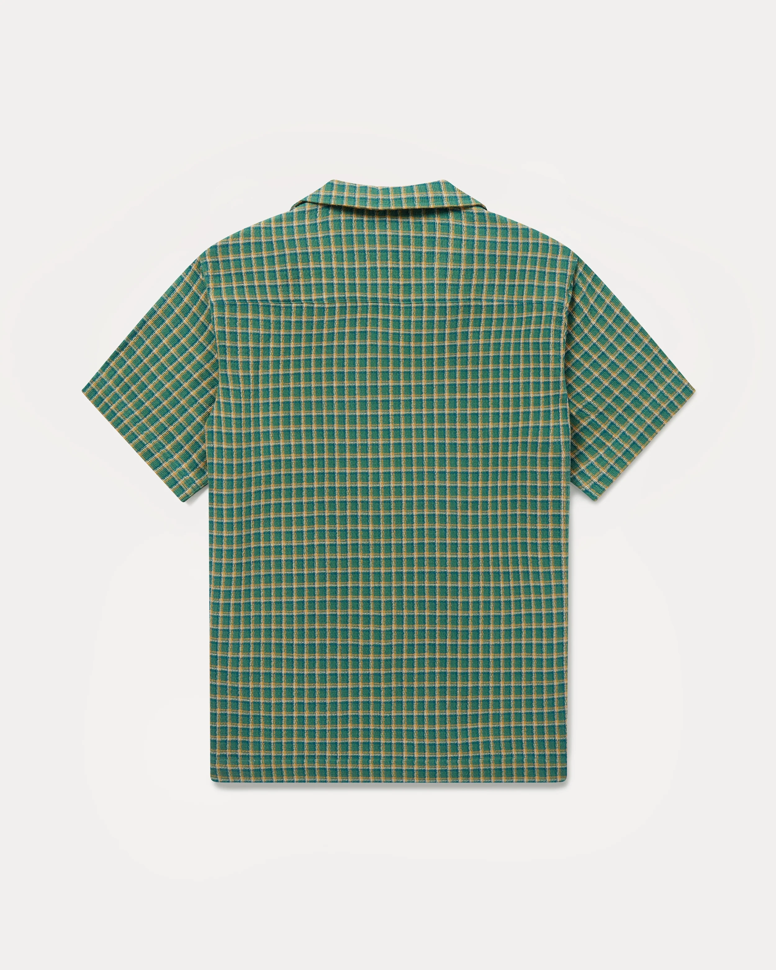 Cuban Collar Shirt - Japanese Weave - Image 7