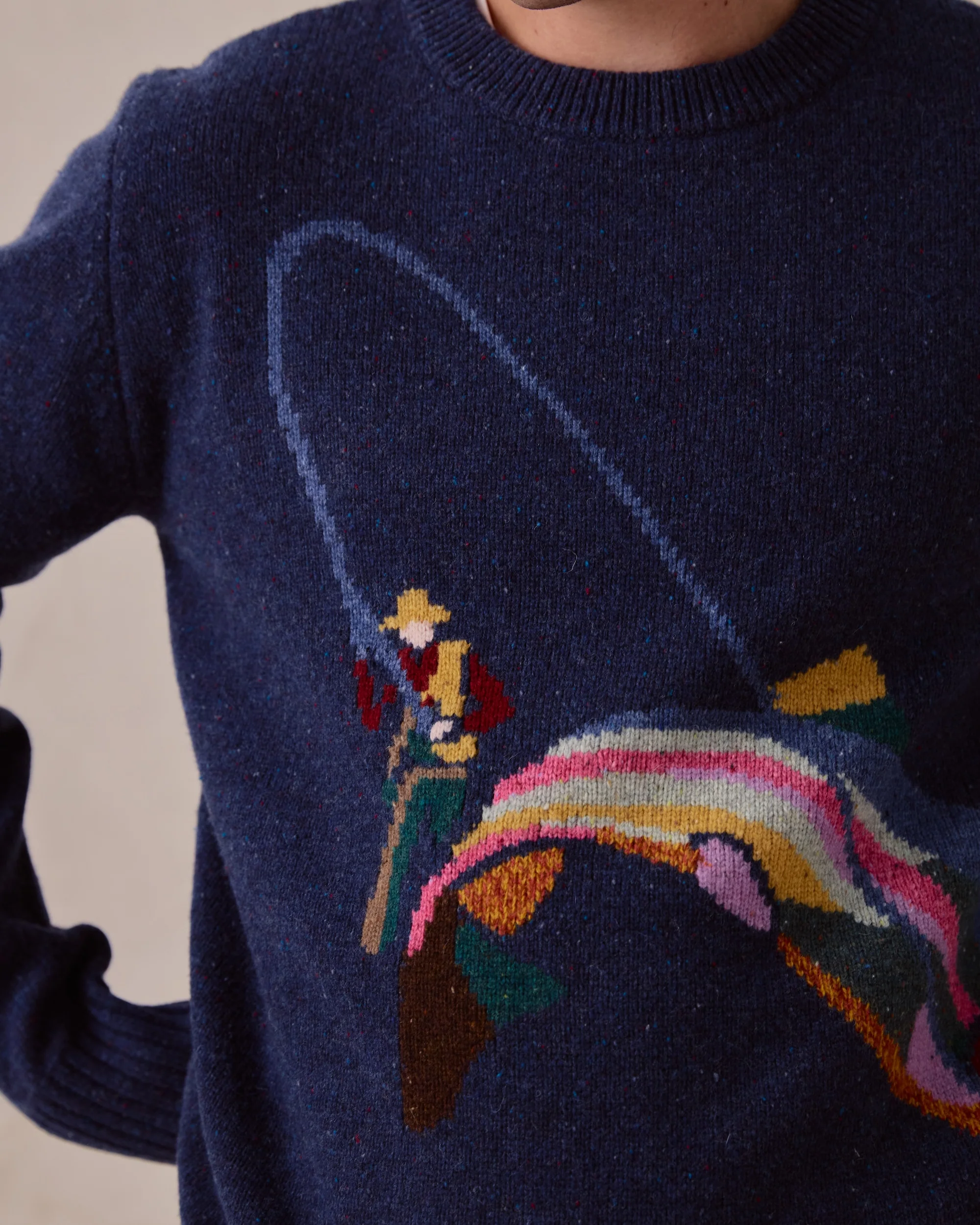 Double Haul Knit - Navy - Image 4