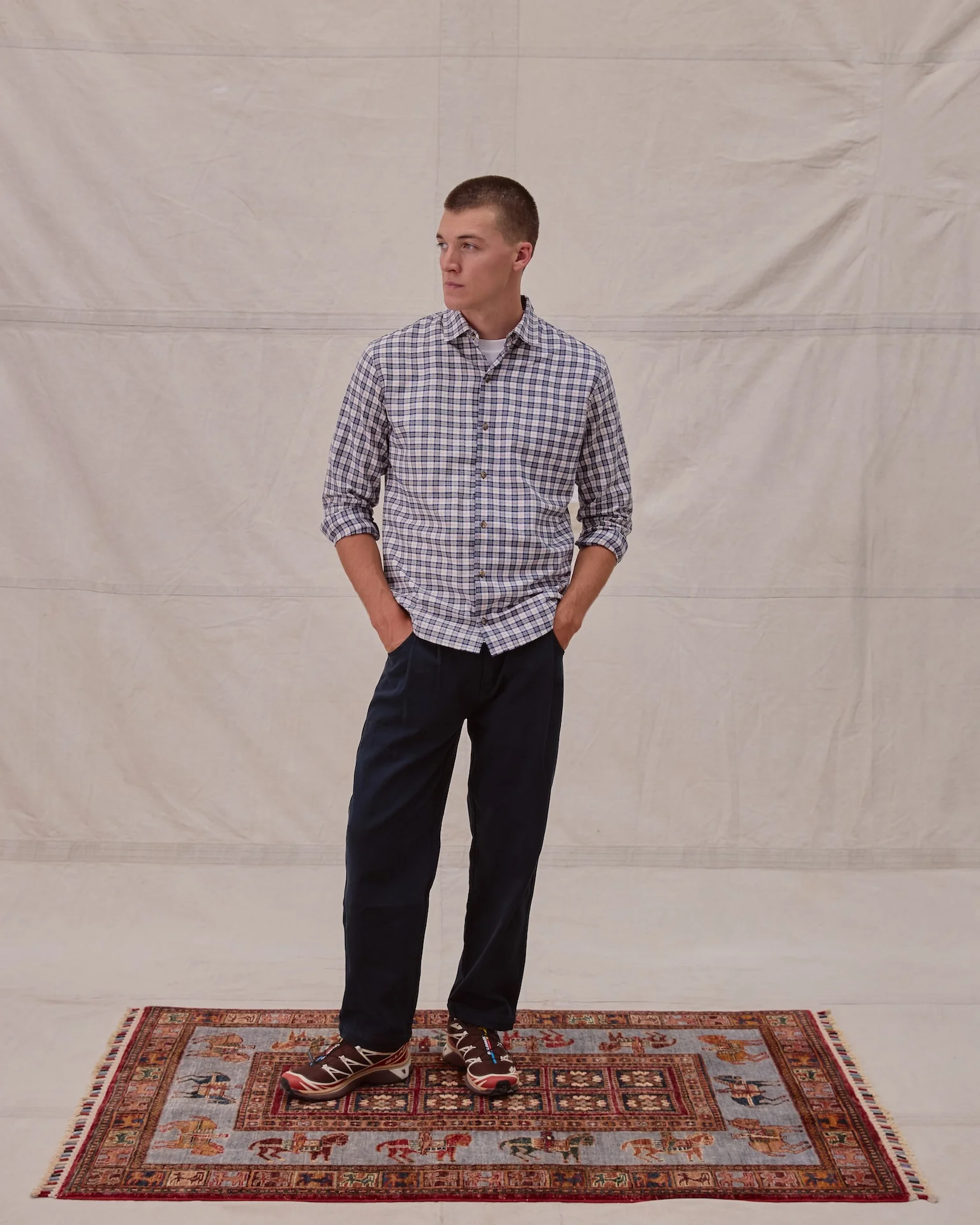 Ebble Shirt - Navy - Image 3