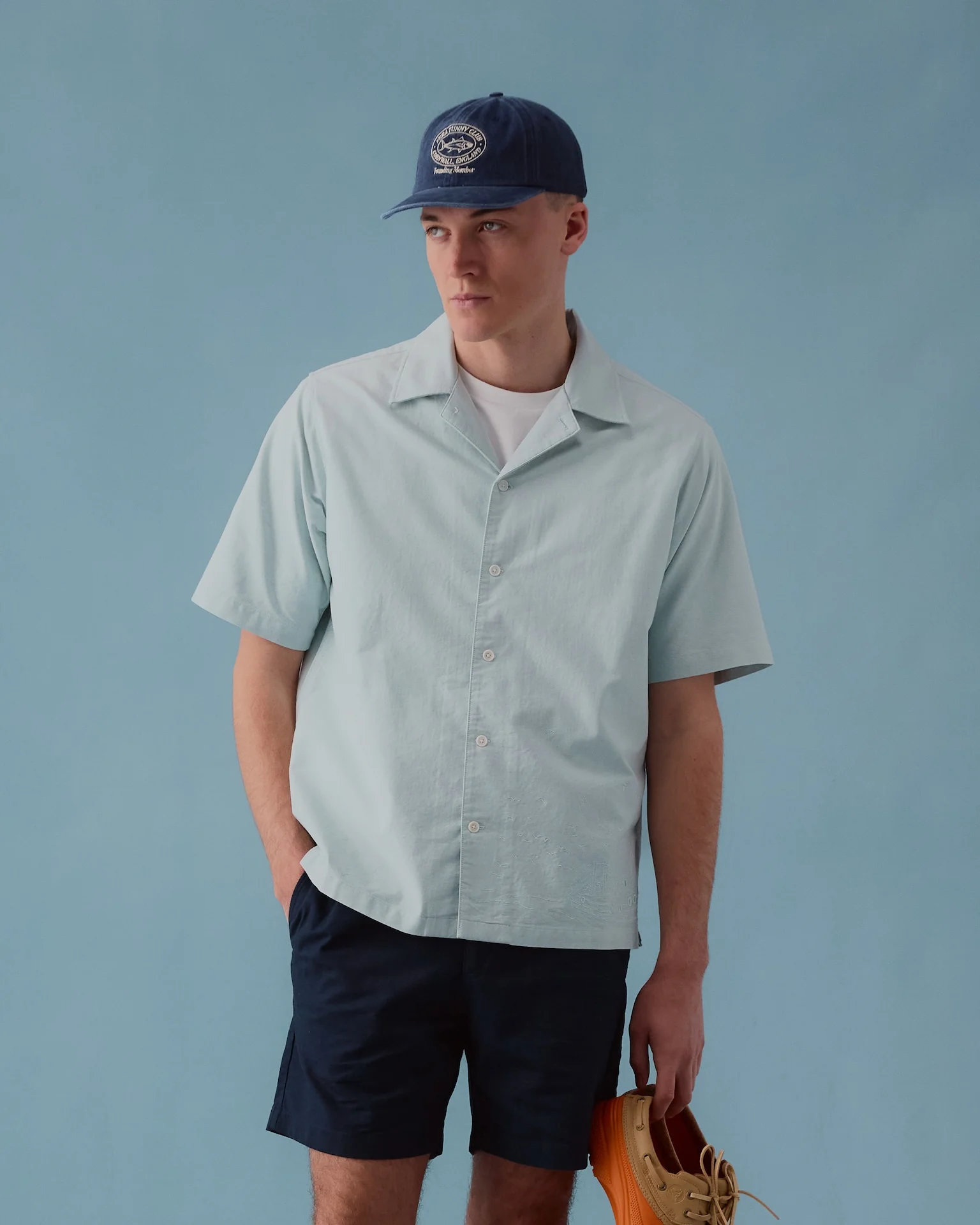Embroidered Dune Shirt - Mint - Image 3