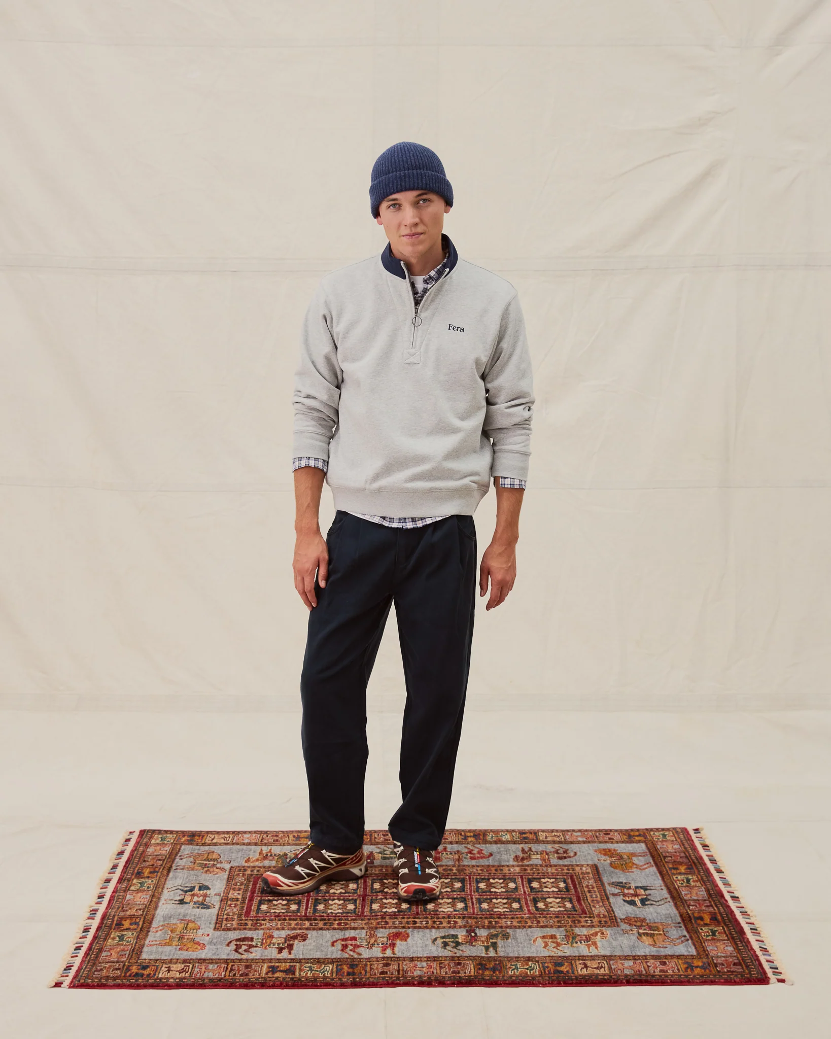 Quarter Zip - Grey - Image 2