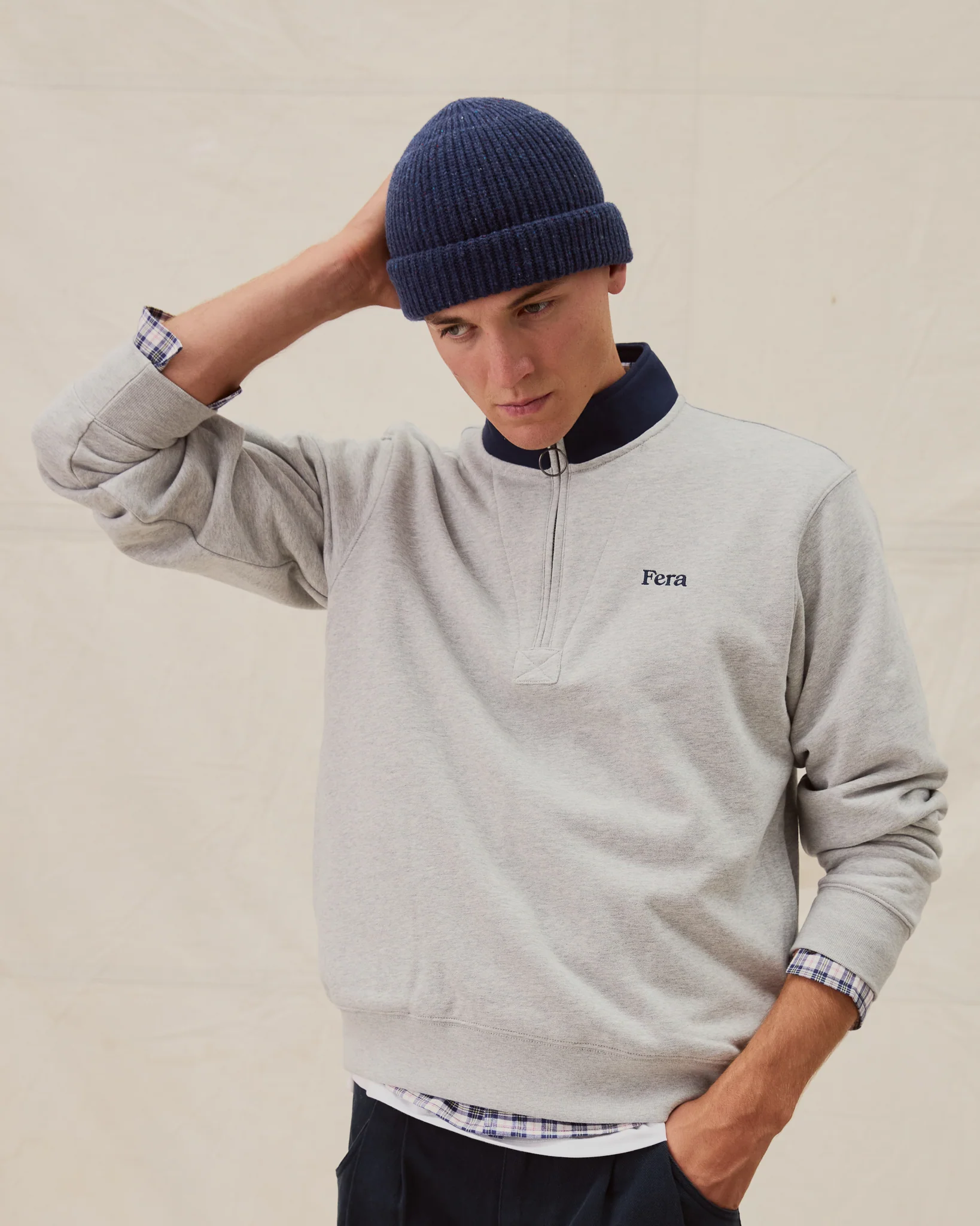Quarter Zip - Grey - Image 3