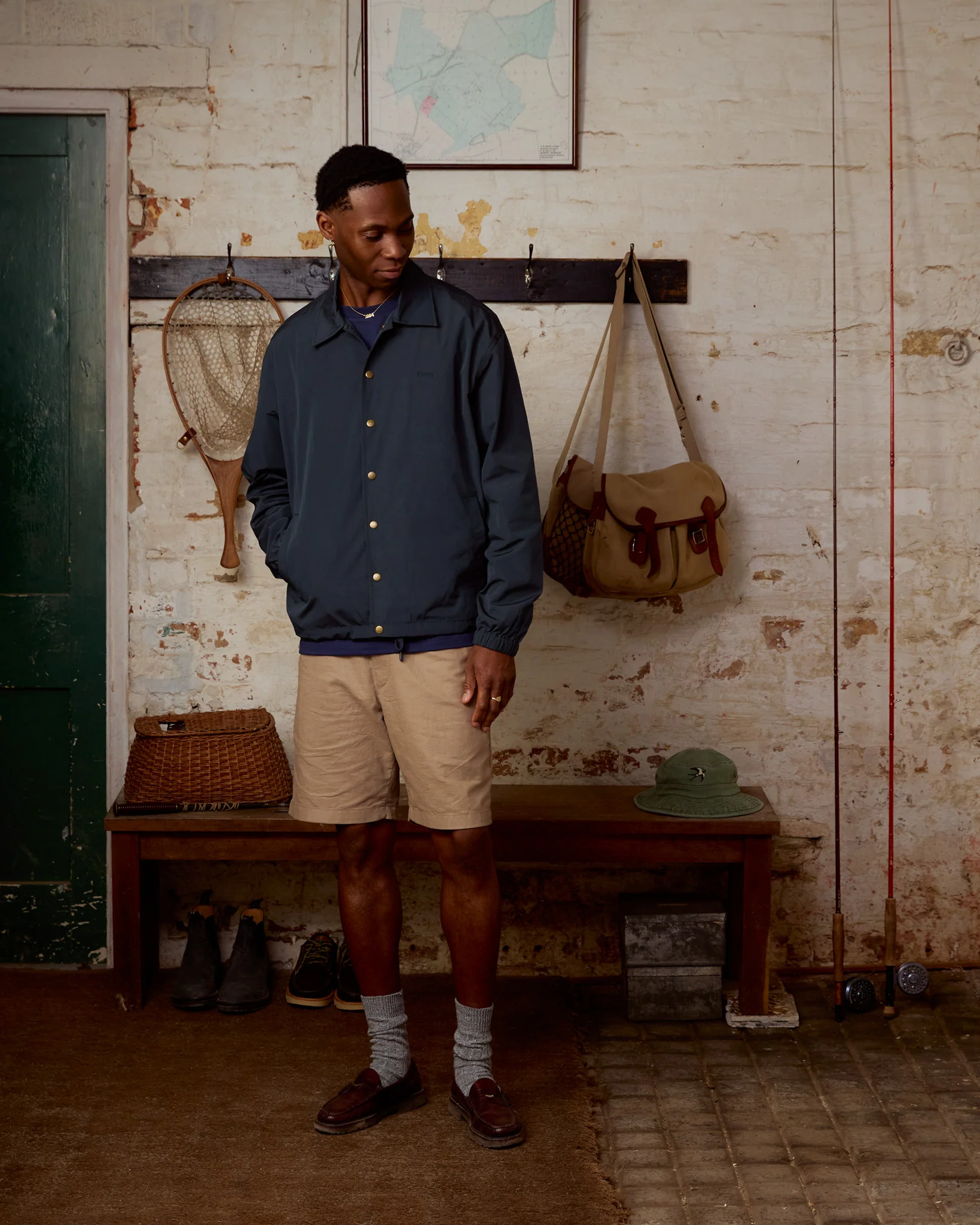 Coach Jacket - Petrol - Image 4