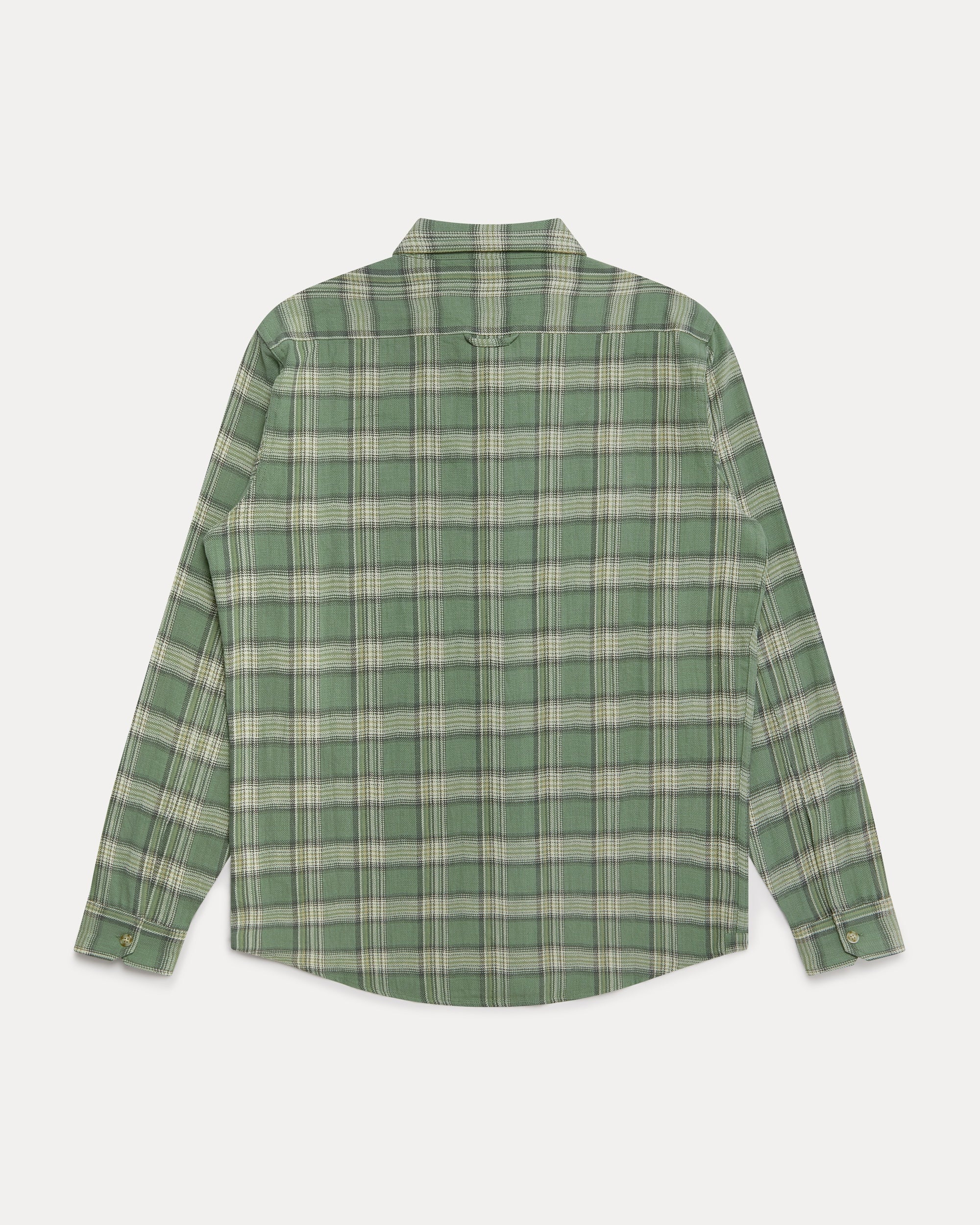 Japanese Flannel Shirt - Green - Image 7