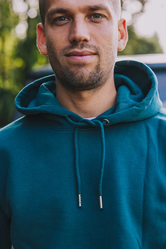 Logo Hoodie - Teal Green - Image 4
