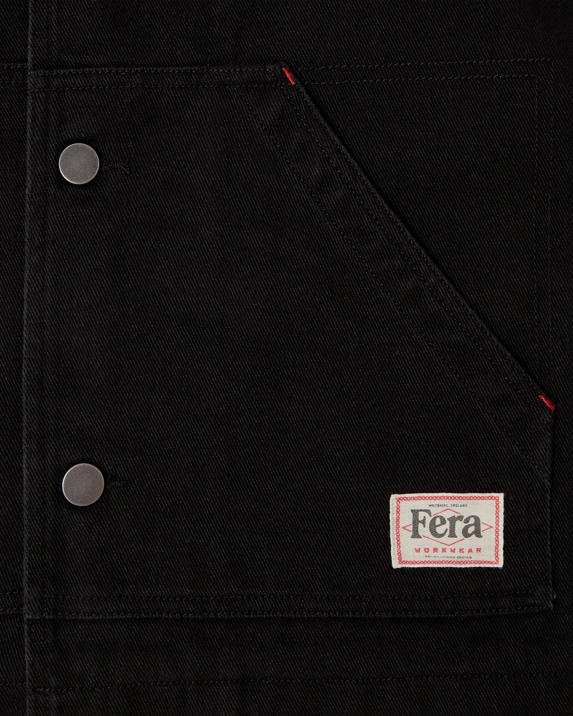 Low Collar Jacket - Black - Image 5