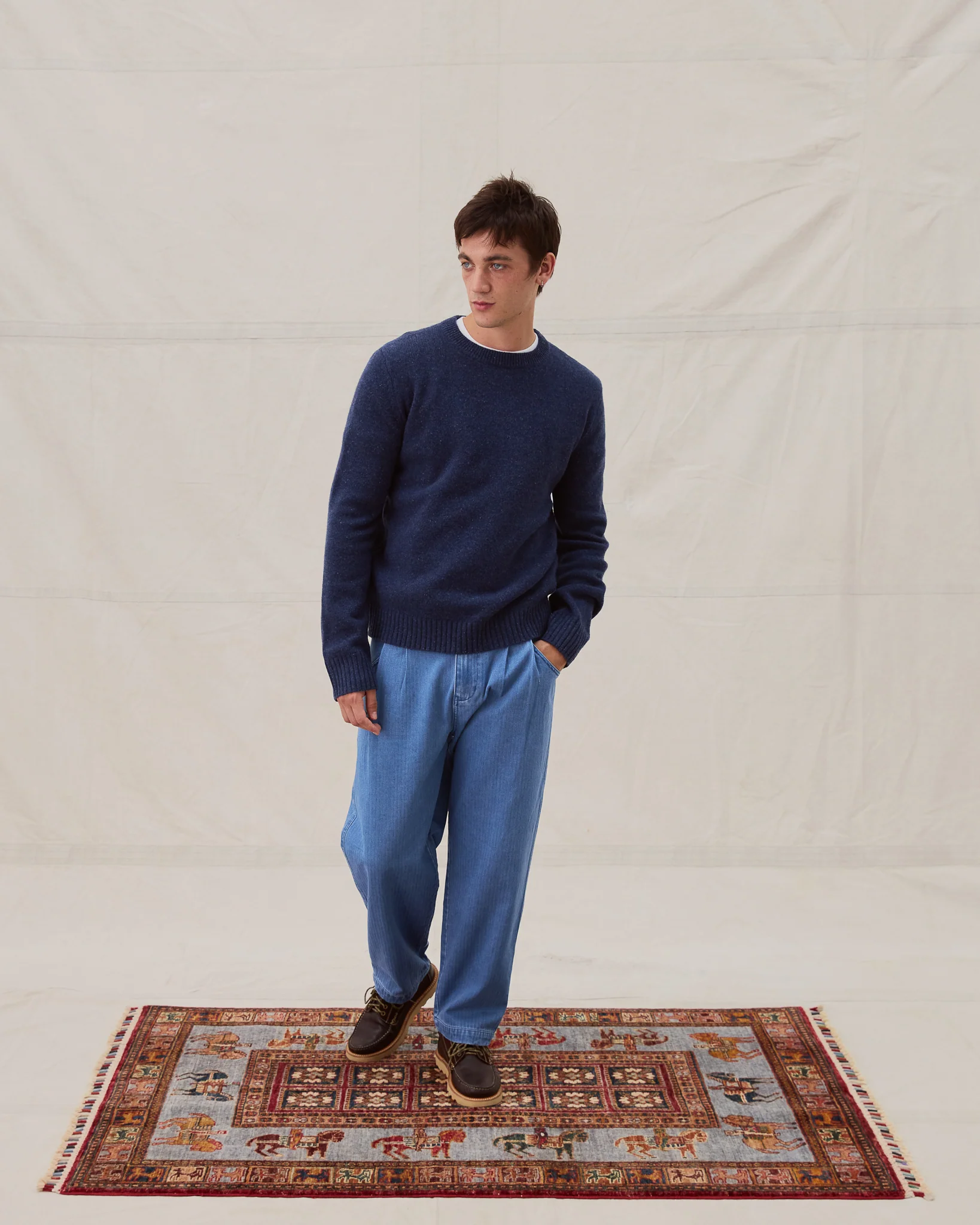 Peewit Knit - Navy - Image 2
