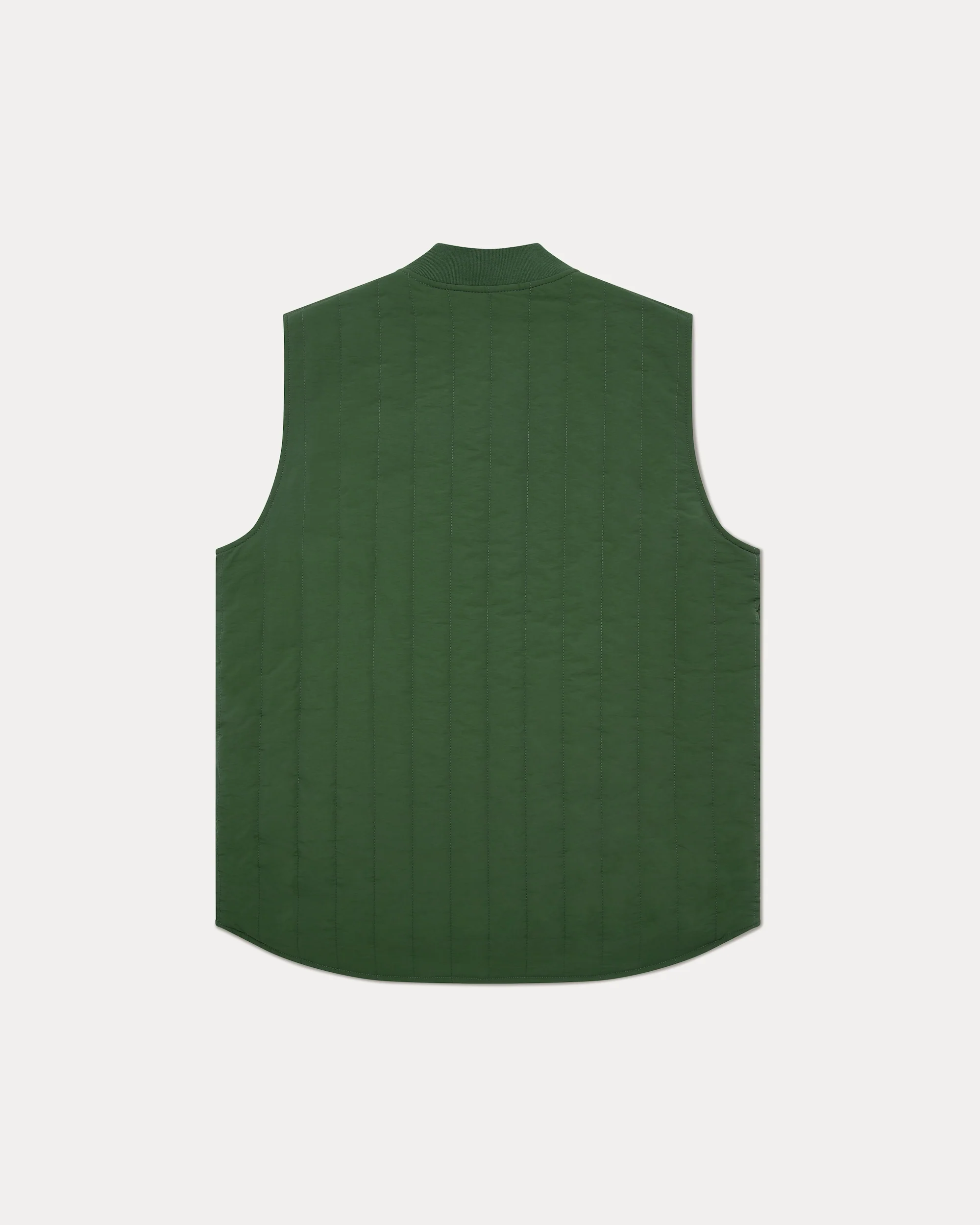 Quilted Gilet - Green - Image 6