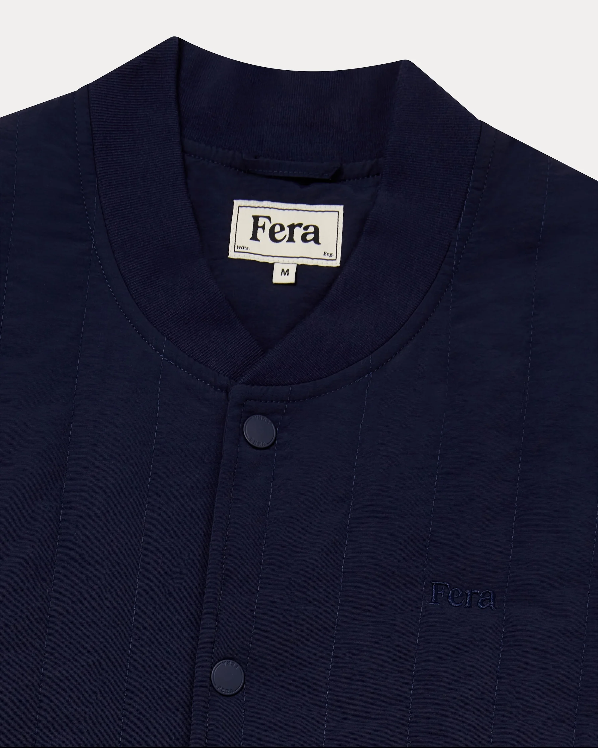 Quilted Gilet - Navy - Image 4