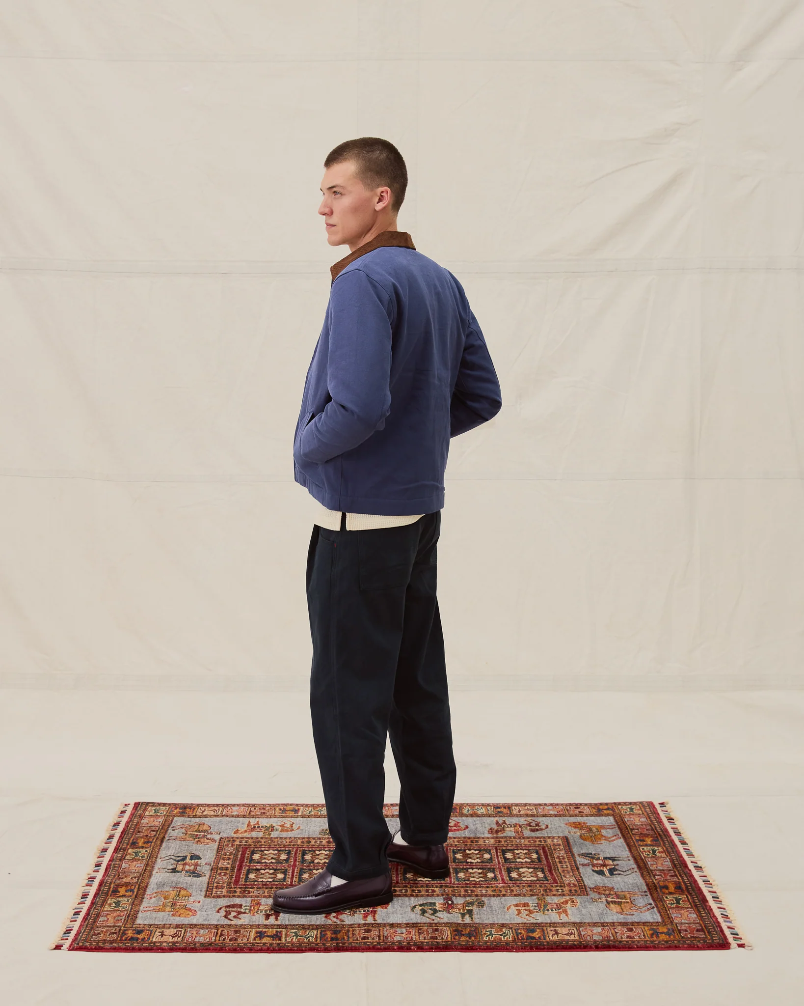 Shire Jacket - Blanket Lined - Washed Navy - Image 3