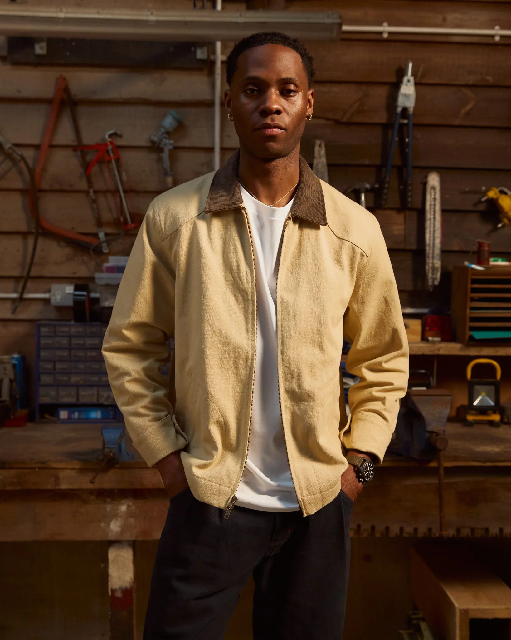 Shire Jacket - Canvas Lined - Oat - Image 3