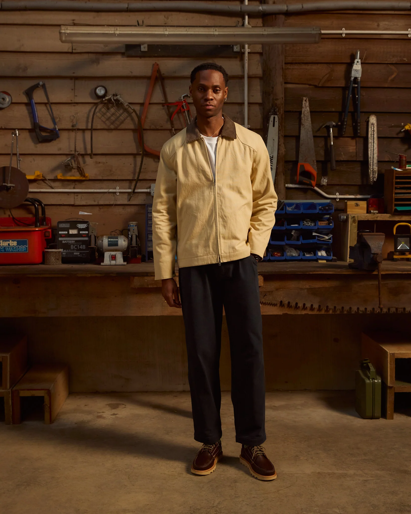 Shire Jacket - Canvas Lined - Oat - Image 4