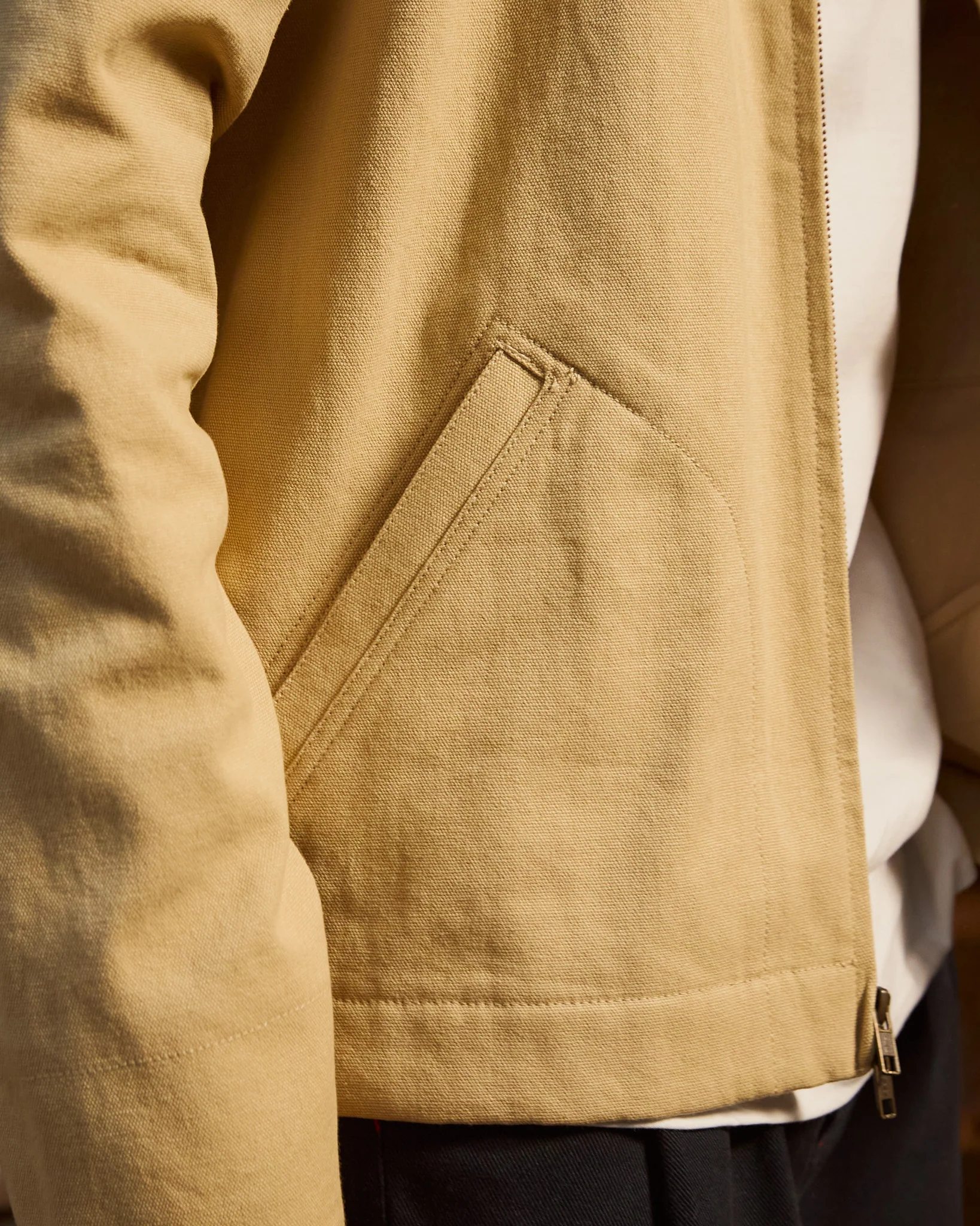 Shire Jacket - Canvas Lined - Oat - Image 5