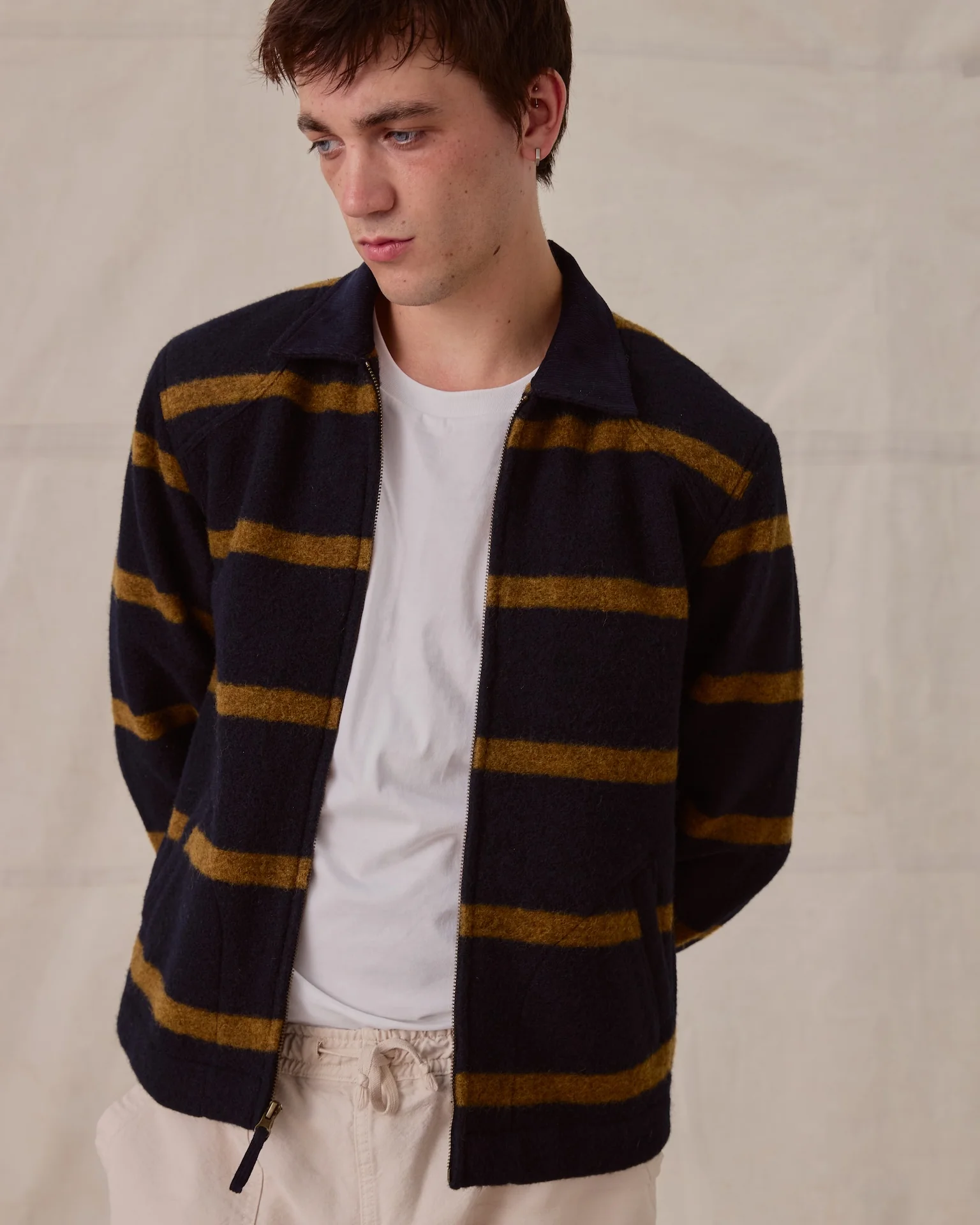 Shire Jacket - Striped Wool - Image 4