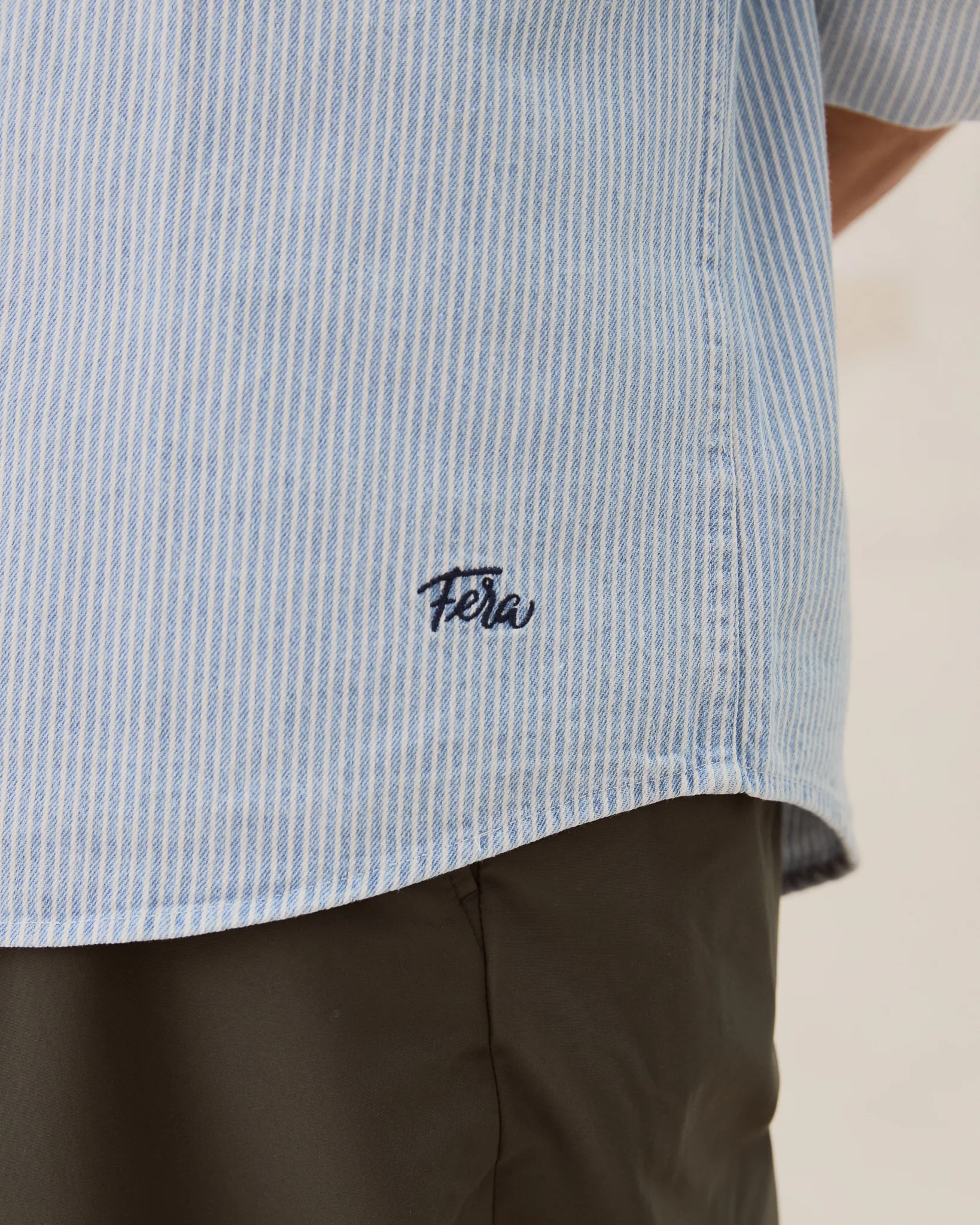 Striped Denim Shirt - Image 4