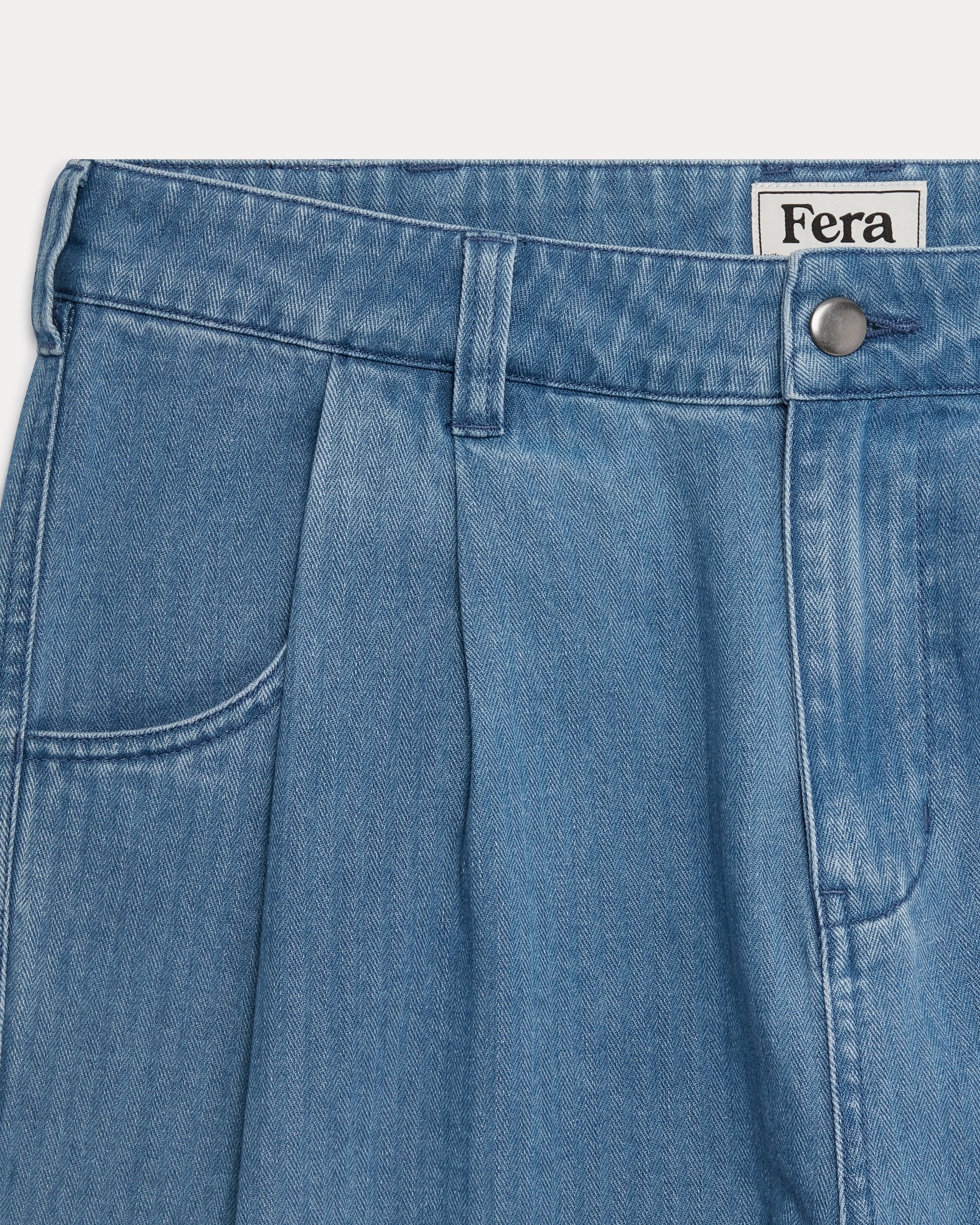 Uniform Trouser - Denim Herringbone - Image 5