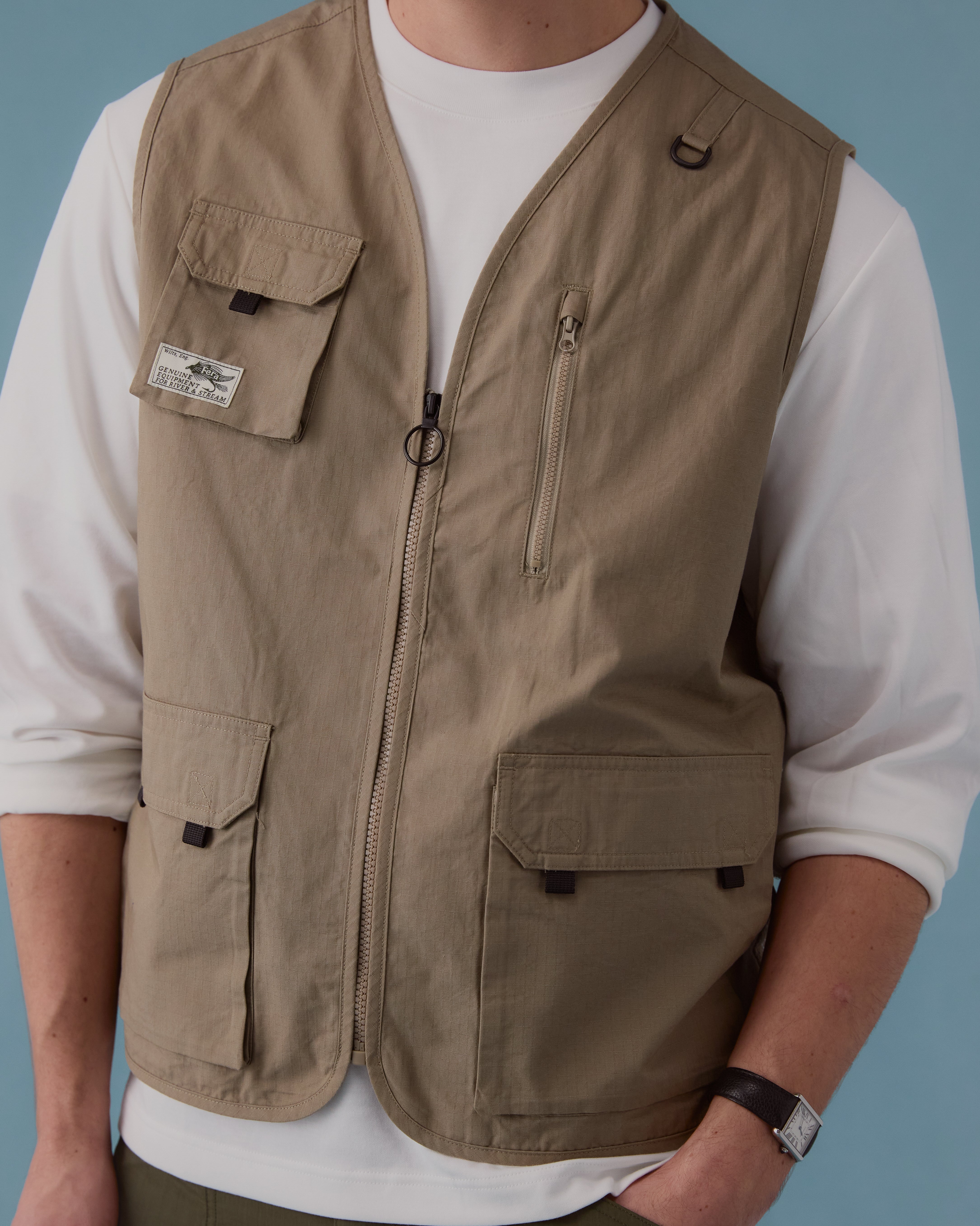 Wading Vest - Khaki - Image 3