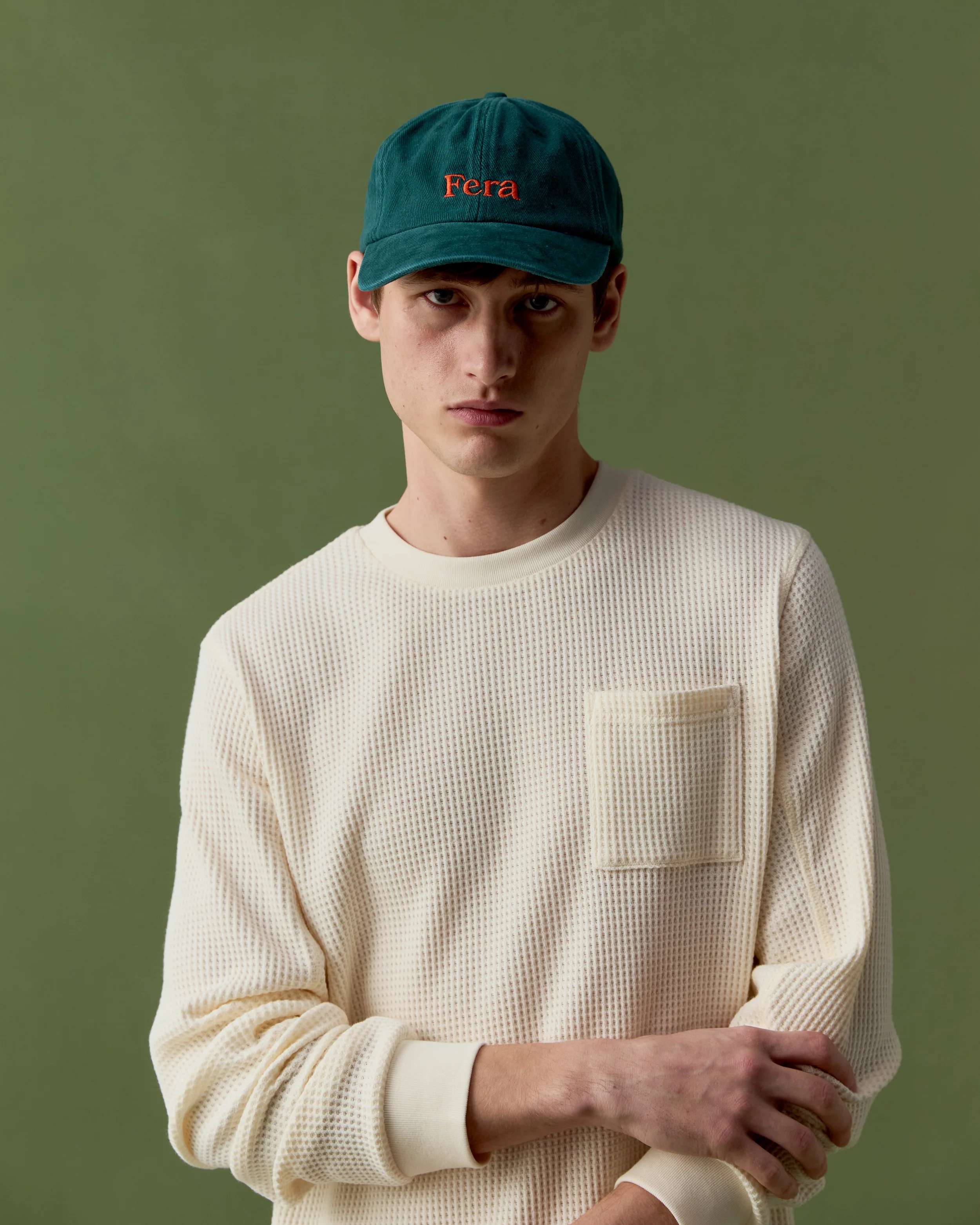 Waffle Long Sleeve - Off-White - Image 4