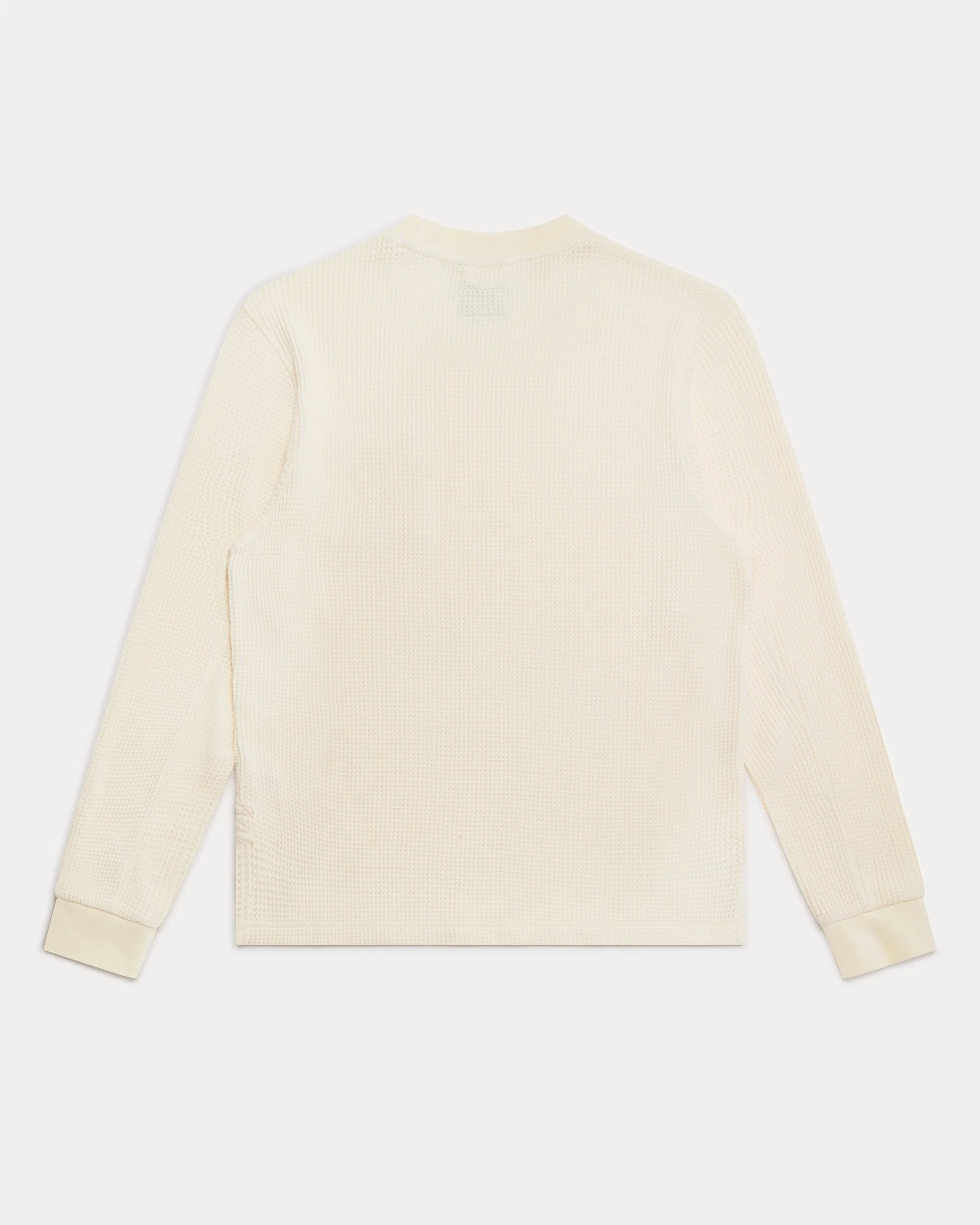 Waffle Long Sleeve - Off-White - Image 7