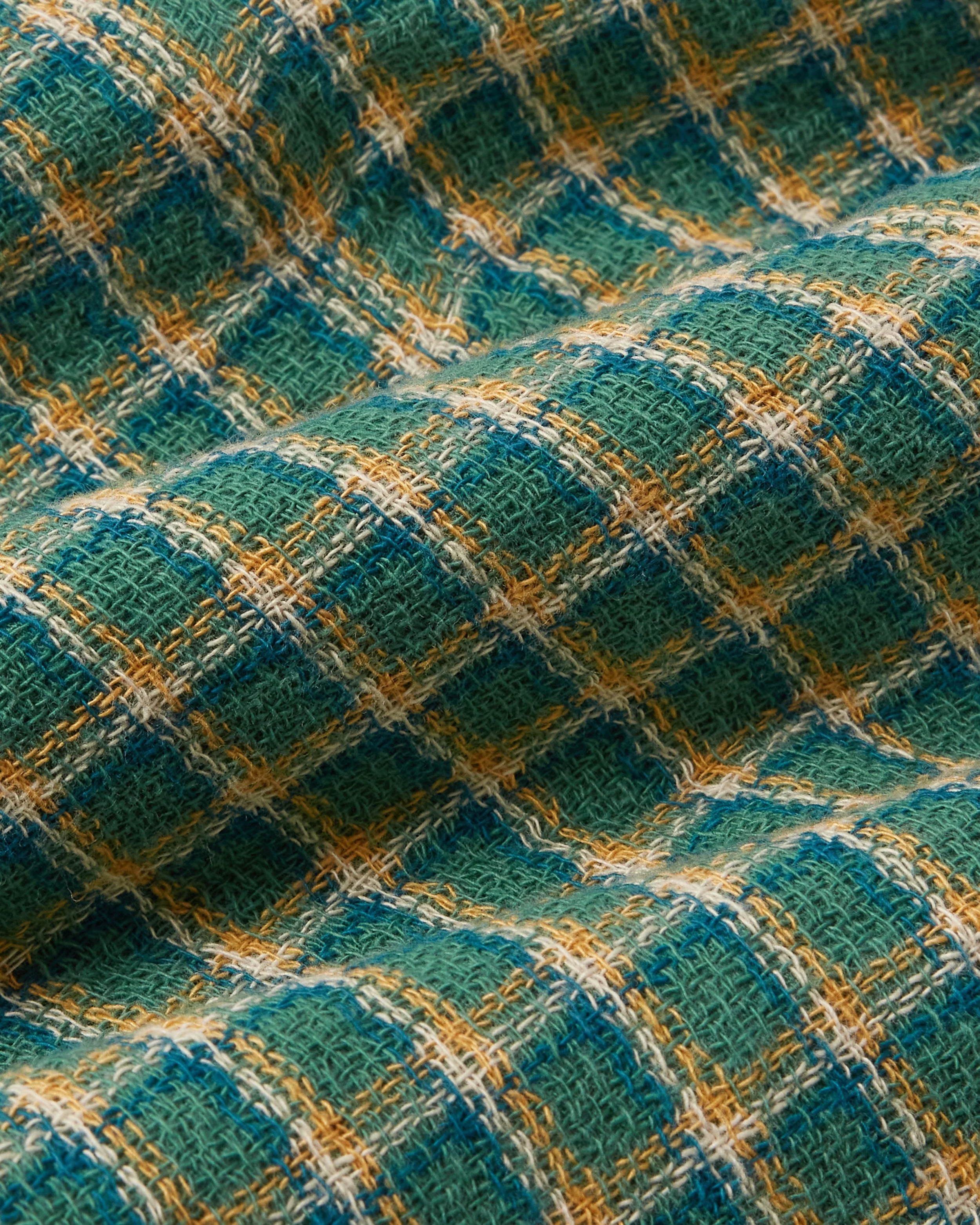 Cuban Collar Shirt - Japanese Weave - Image 6